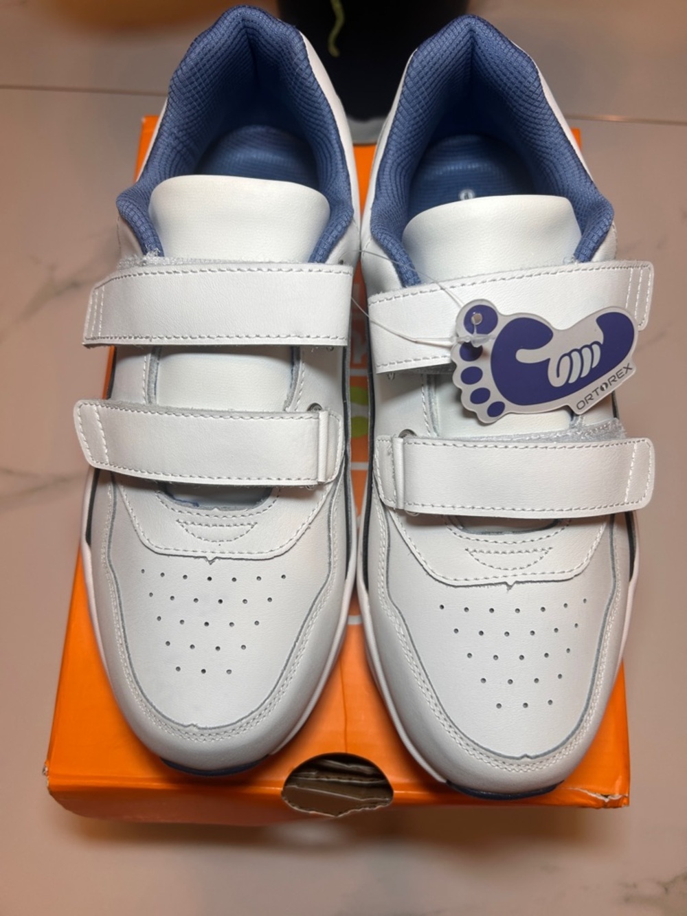 ORTOREX Women Diabetic Leather Orthopedic Walking Shoes Wide Toe Box Shoes Sz 9 - Picture 9 of 15